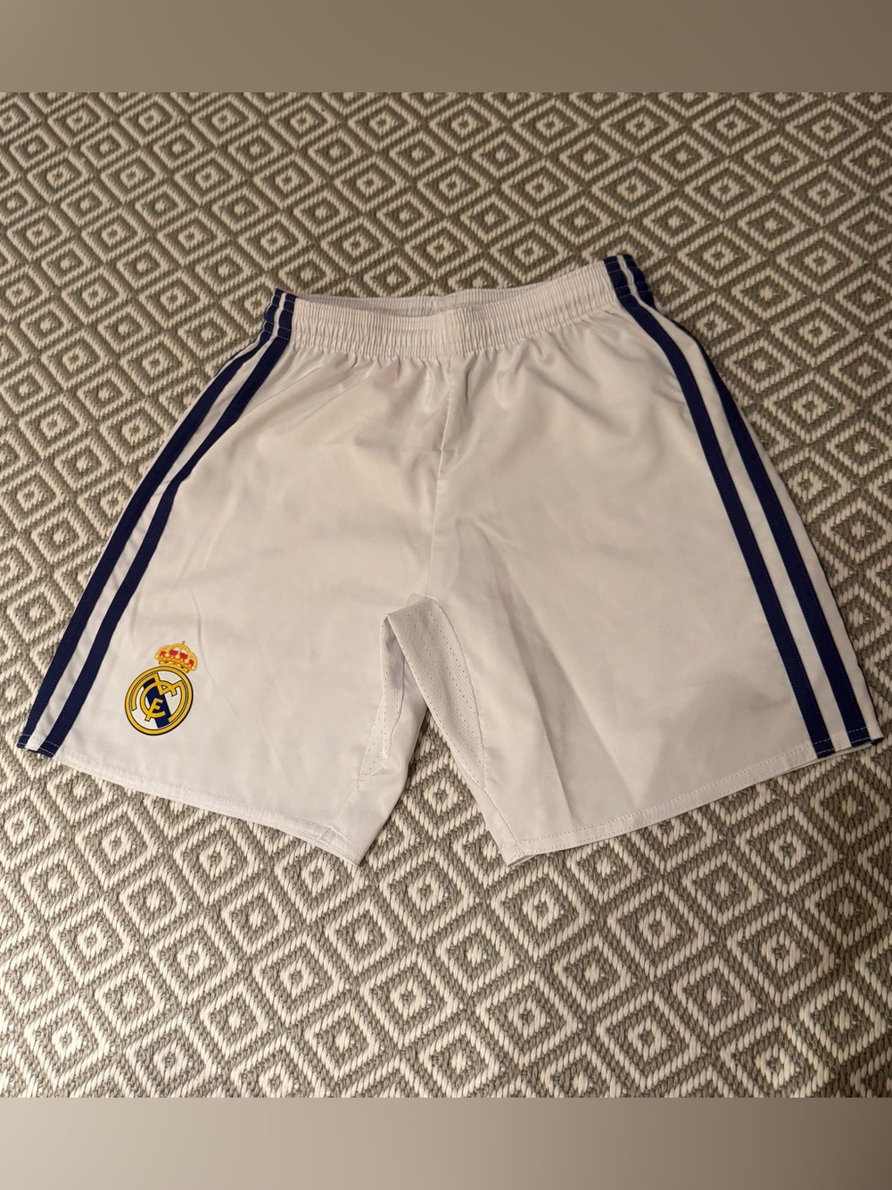 Adidas Real Madrid ClimaCool Kids’ Athletic Shorts with Club Crest